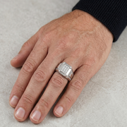 Luxury Solid 925 Silver Ring for Men